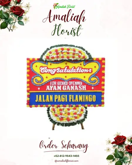 Sewa Papan Bunga Rongtengah